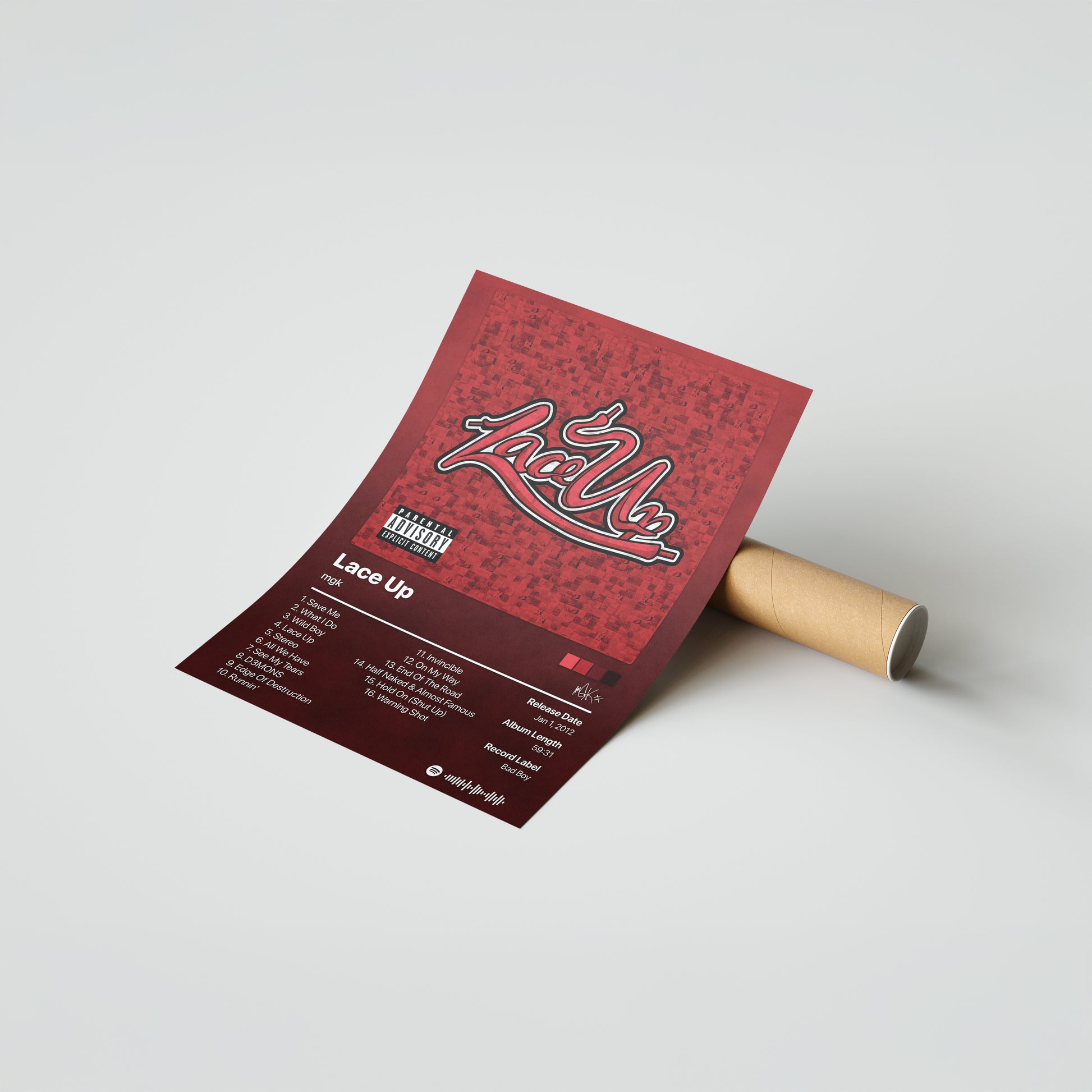 mgk Lace Up (Deluxe) Album Poster