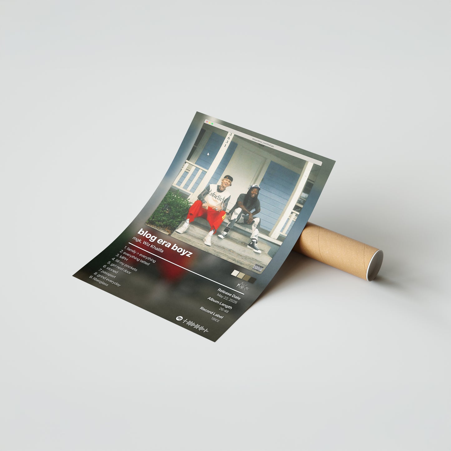 mgk blog era boyz Album Poster