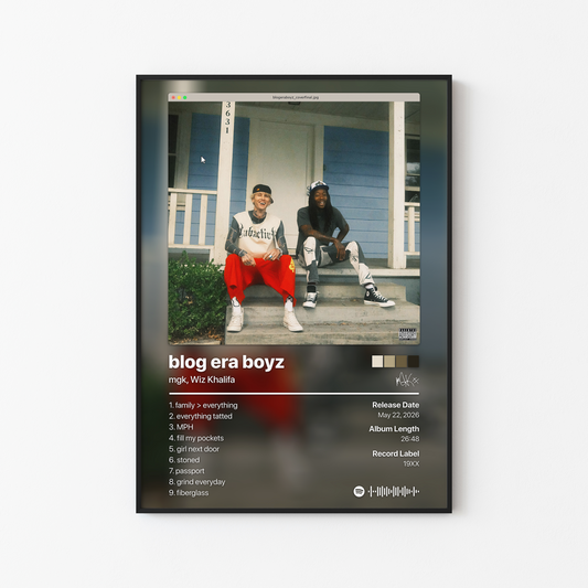 mgk blog era boyz Album Poster