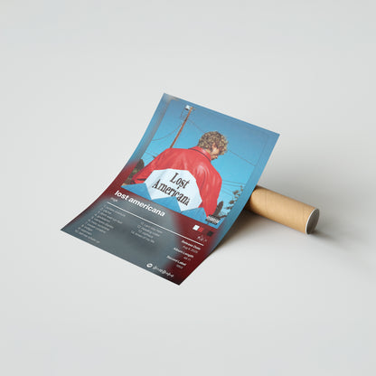 mgk lost americana Album Poster