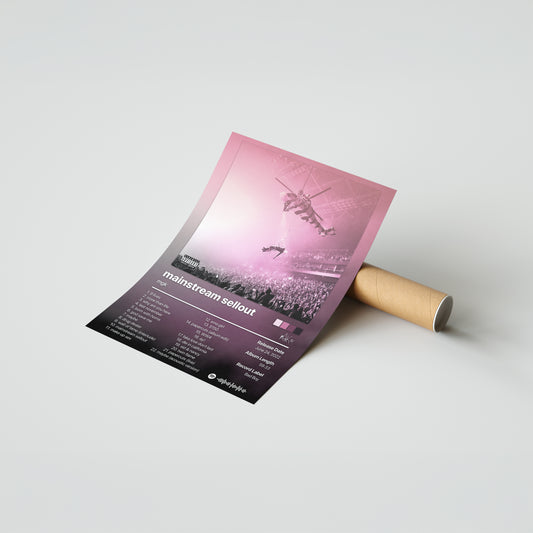 mgk mainstream sellout (life in pink deluxe) Album Poster