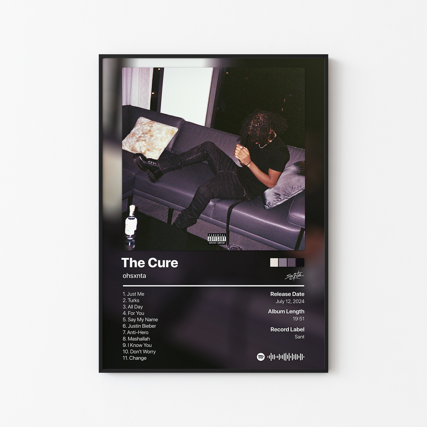ohsxnta The Cure Album Poster