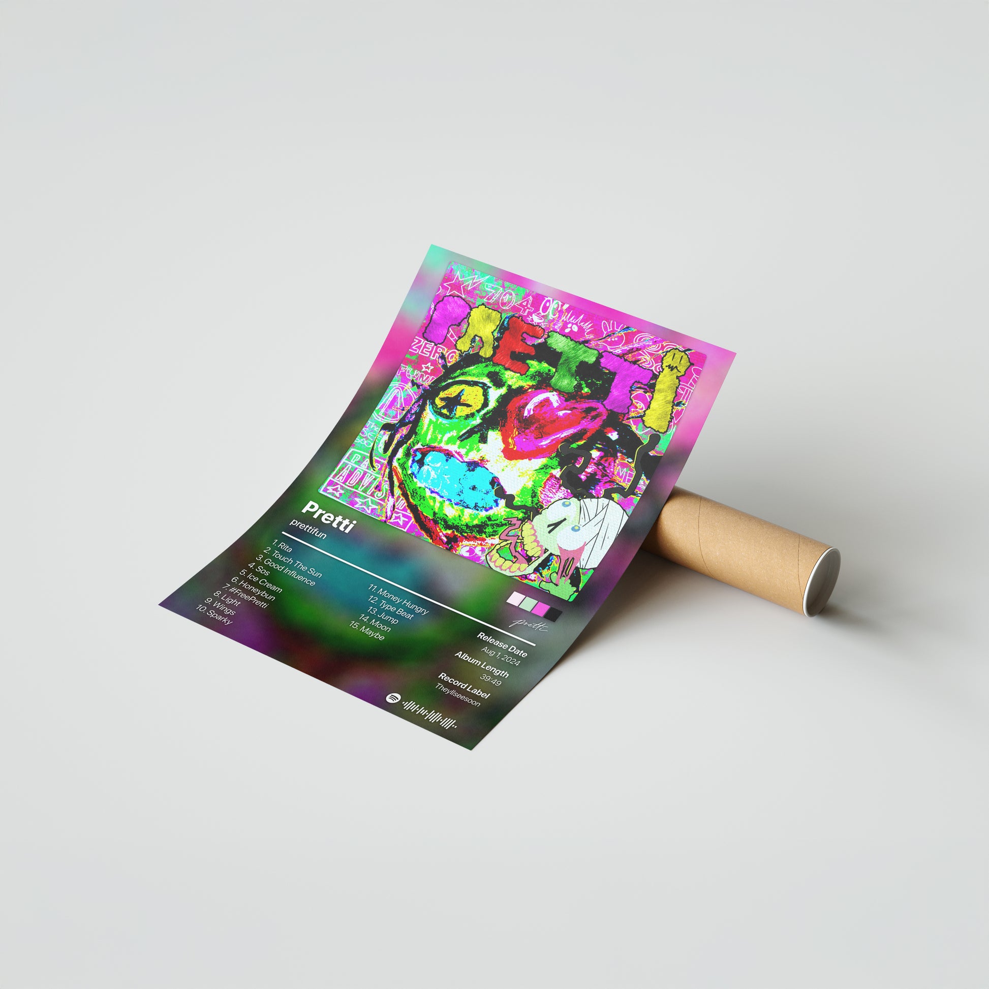 prettifun Pretti Album Poster