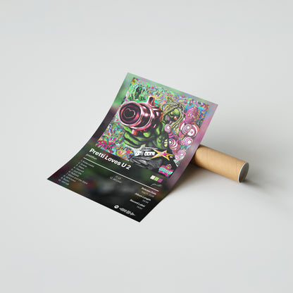 prettifun Pretti Loves U 2 Album Poster