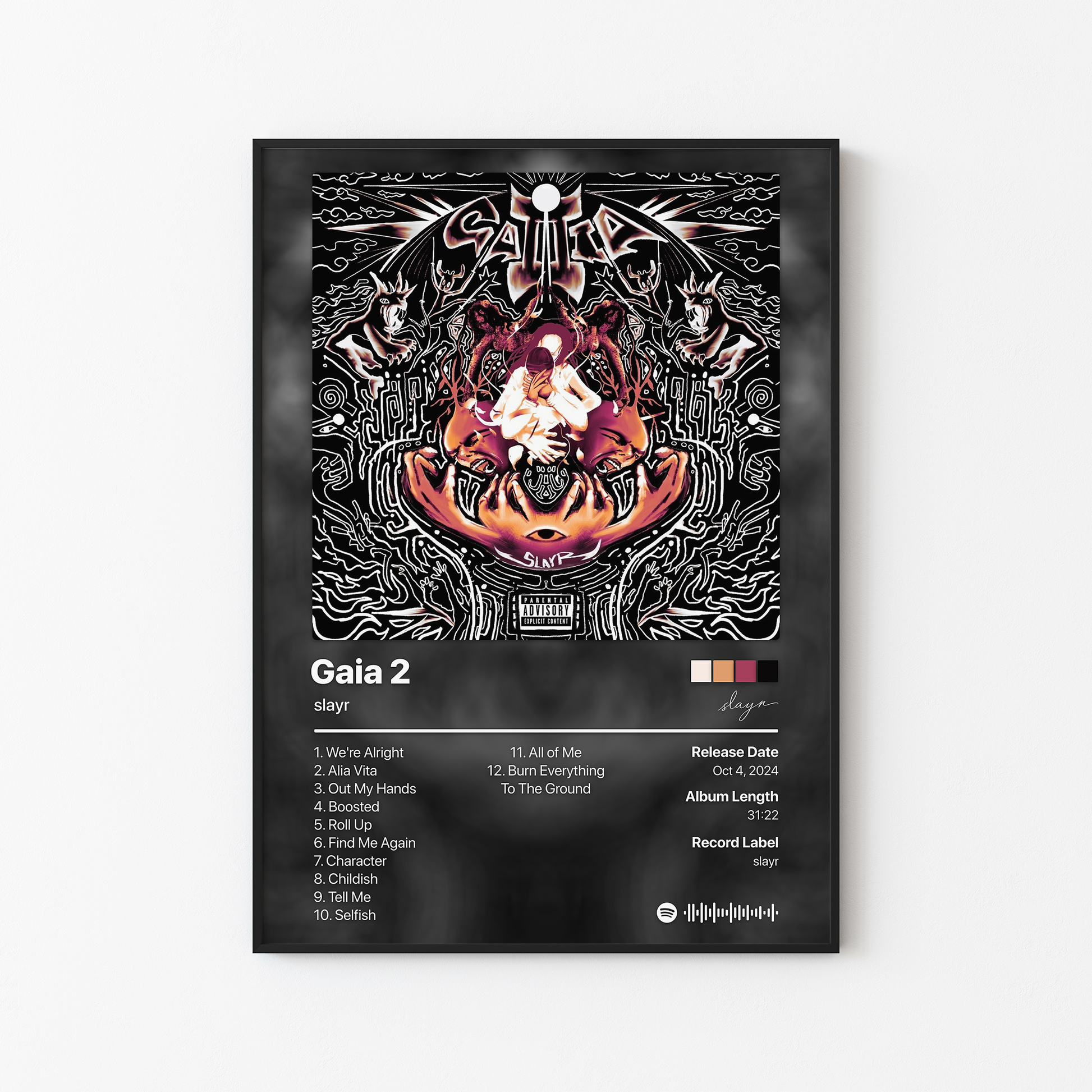 slayr Gaia 2 Album Poster