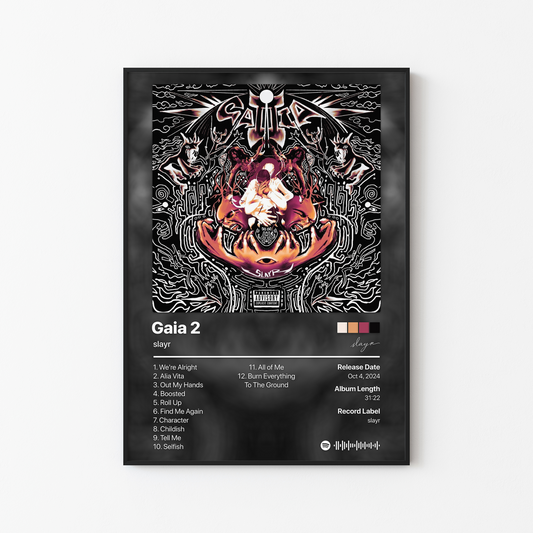 slayr Gaia 2 Album Poster