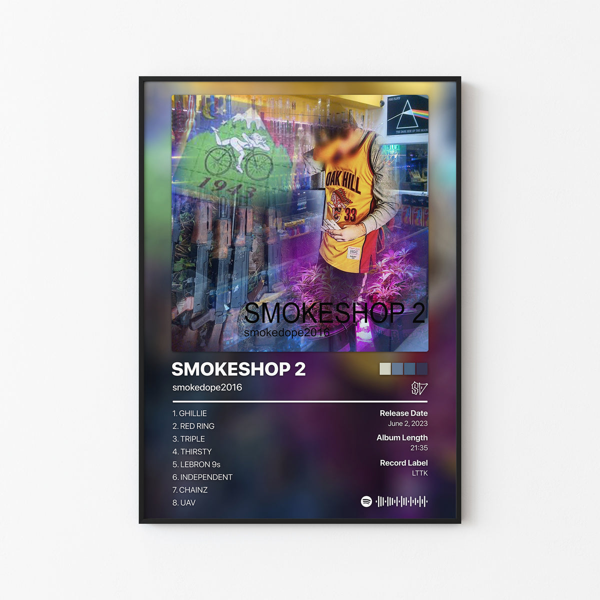 smokedope2016 SMOKESHOP 2 Album Poster