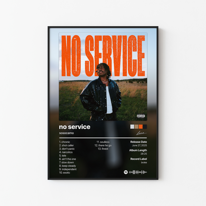sosocamo no service Album Poster