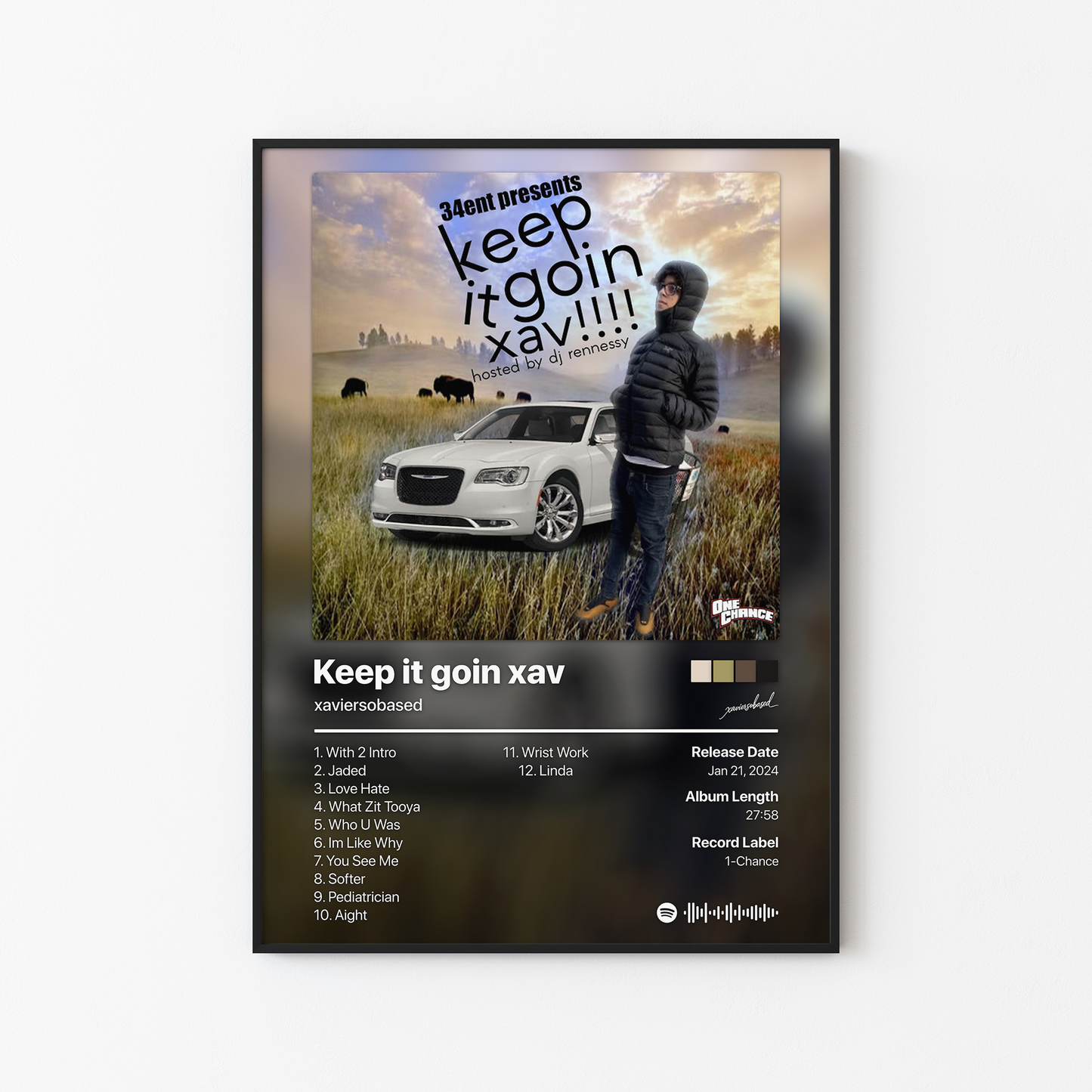 xaviersobased Keep it goin xav Album Poster