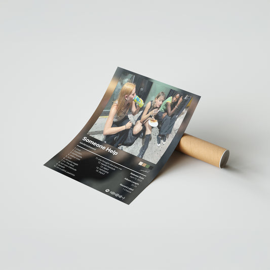 xaviersobased Someone Help Album Poster