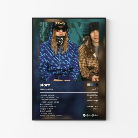 xaviersobased store Album Poster