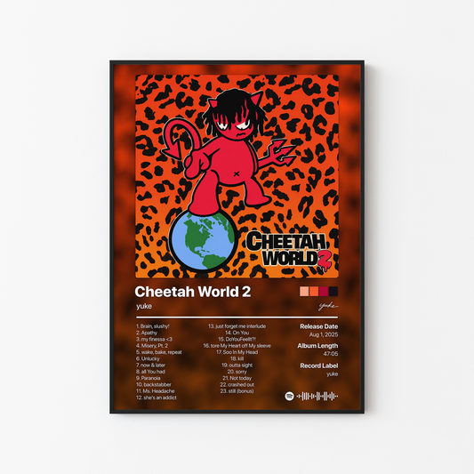 yuke Cheetah World 2 Album Poster
