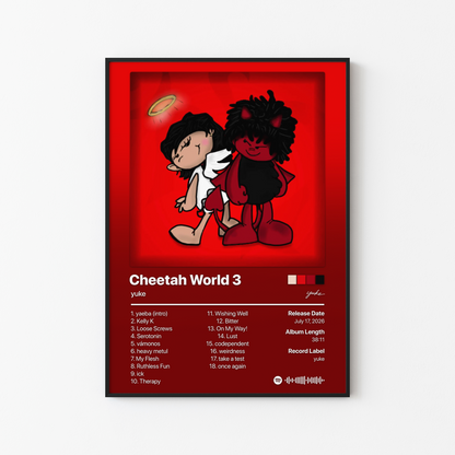 yuke Cheetah World 3 Album Poster