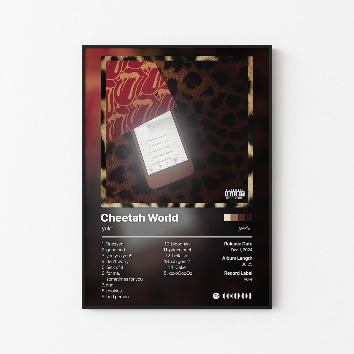 yuke Cheetah World Album Poster