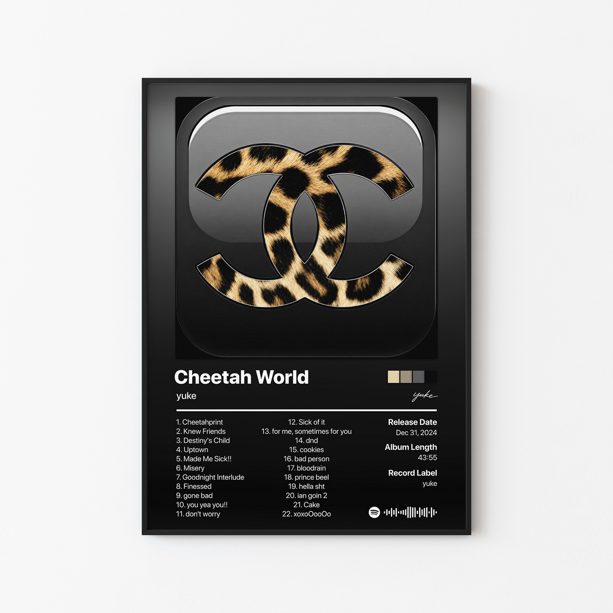 yuke Cheetah World (Deluxe) Album Poster