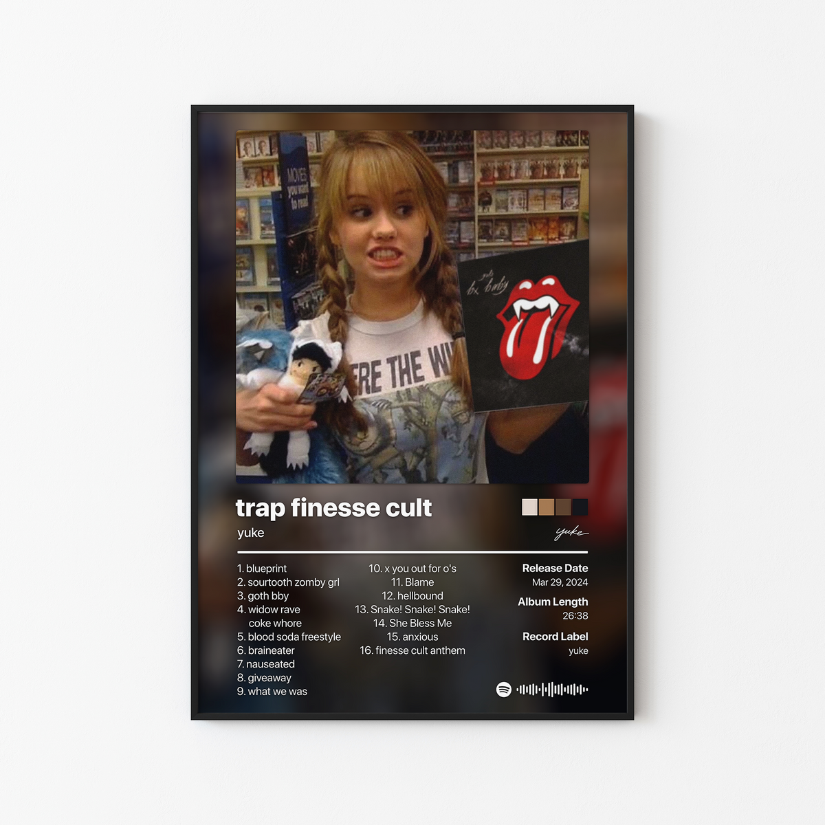 yuke trap finesse cult Album Poster